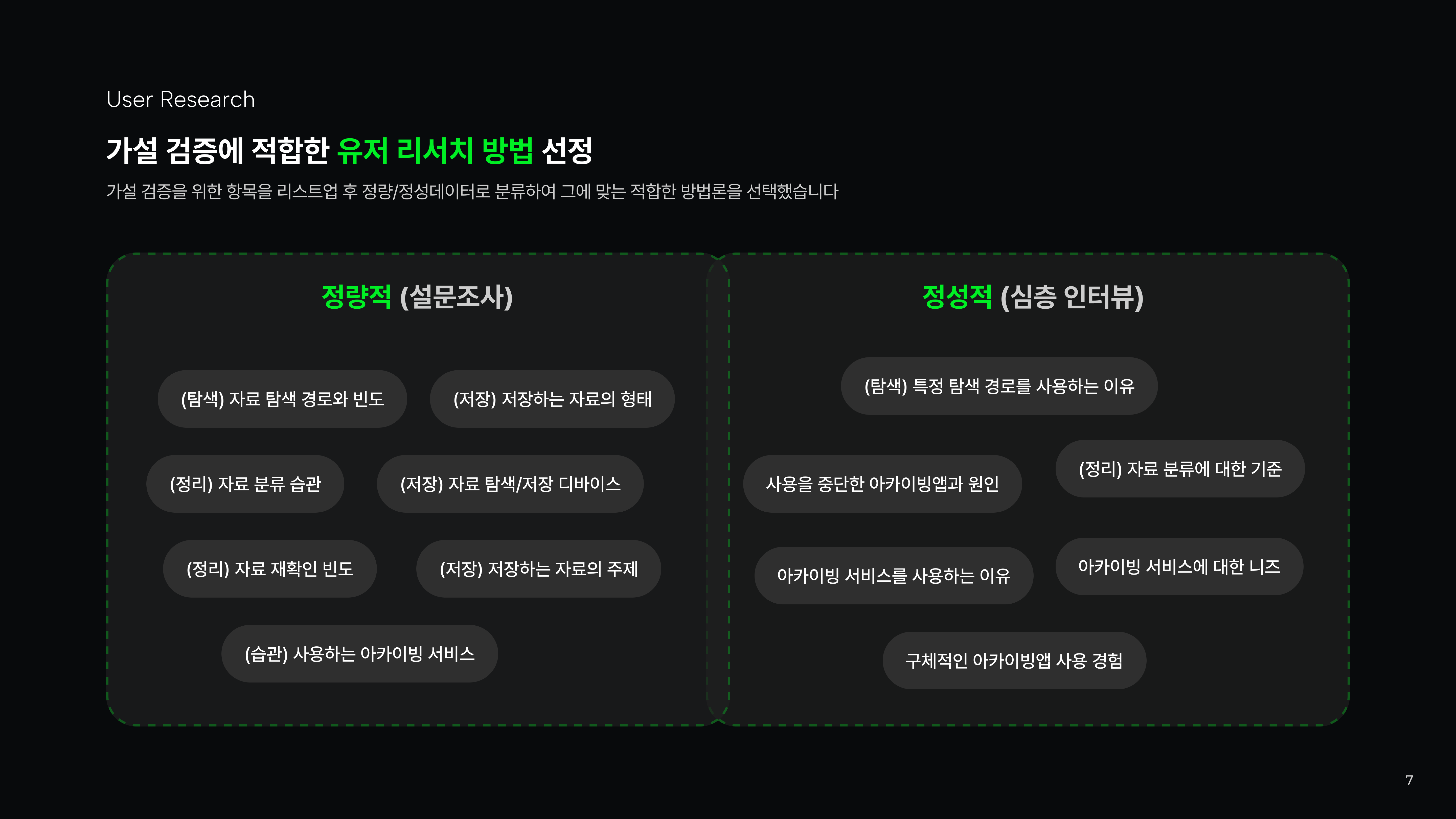 연구 방법론 - Survey와 IDI를 통한 사용자 리서치 계획